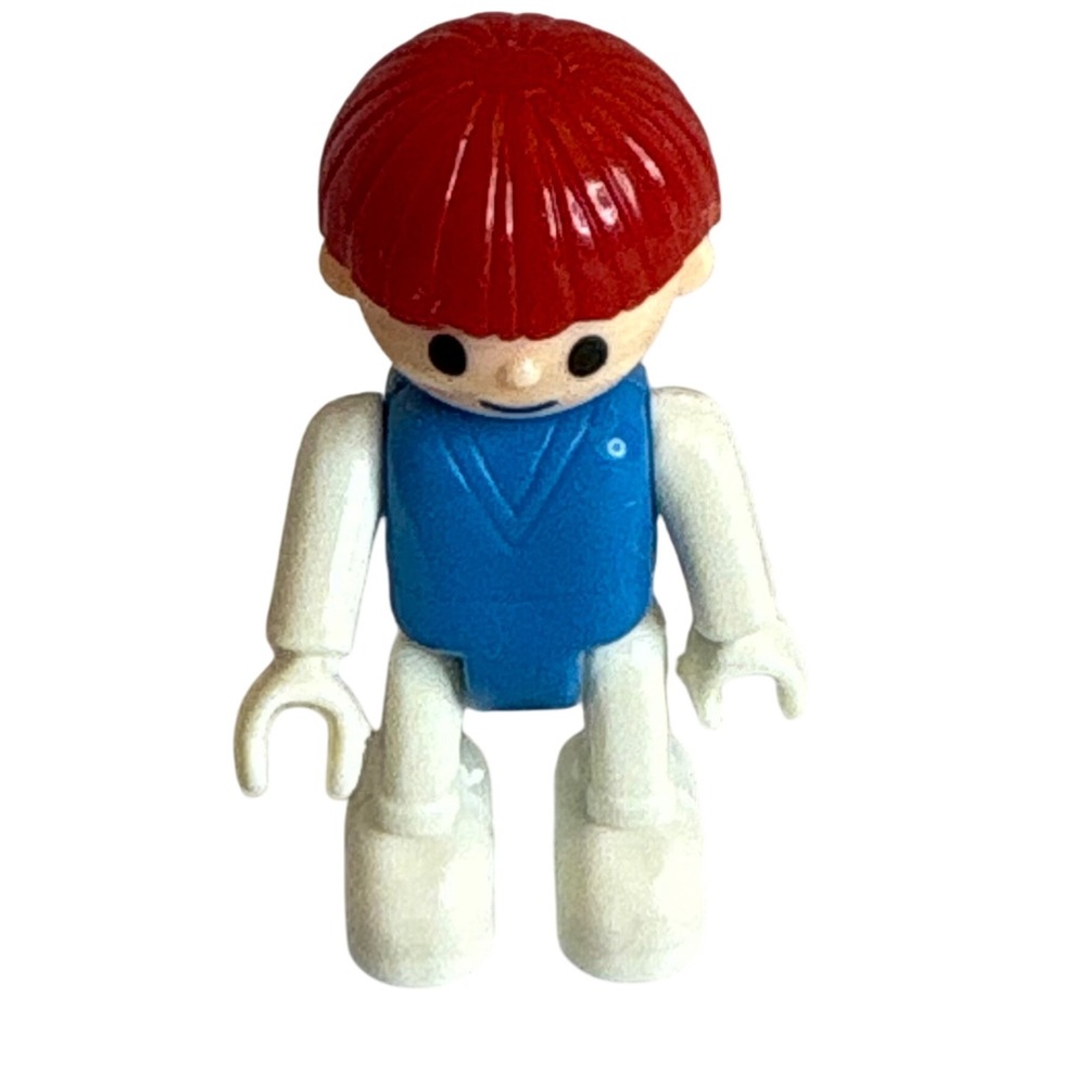 Vintage 1988 Tomy Track Master Operator Figure Red Hair Toy Collectible